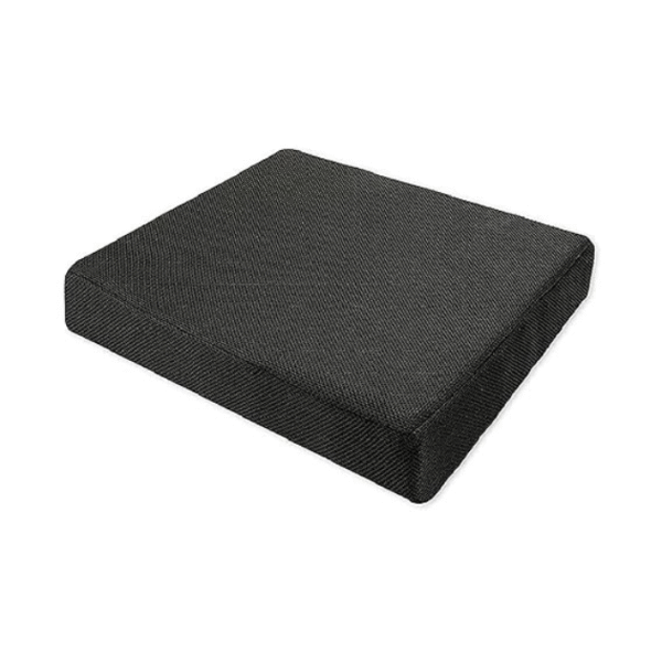 ORCHEED Square Chair Pad MEMOR FOAM Comfortable Seat, Soft Cotton Pillow for Seating, Meditation, Yoga, Living Room, and More | Washable & Odorless (18x18 in)