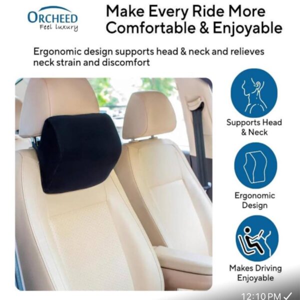 MEMORY FOAM CAR NECK REST