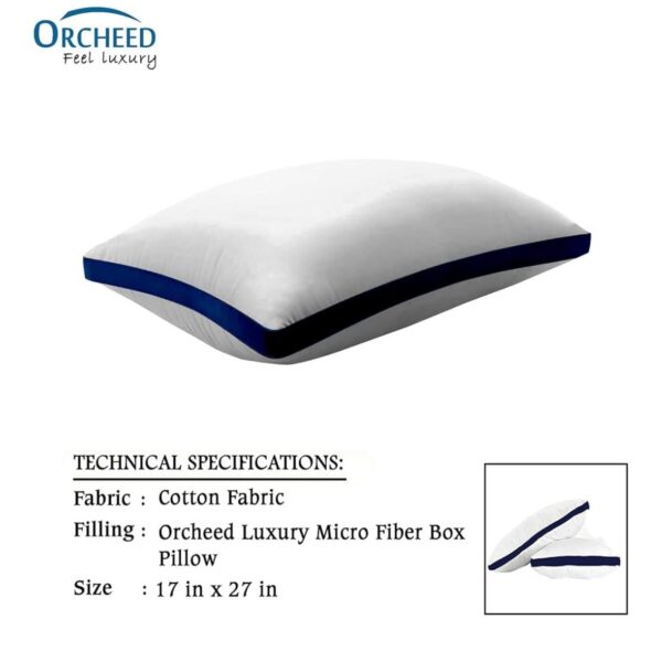 ORCHEED MICROFIBRE BOX PILLOW (17X27) PK OF 2